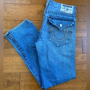 COPY - True Religion jeans size 34 SLIM style

Gently worn
Style # M4EE08ZGS4